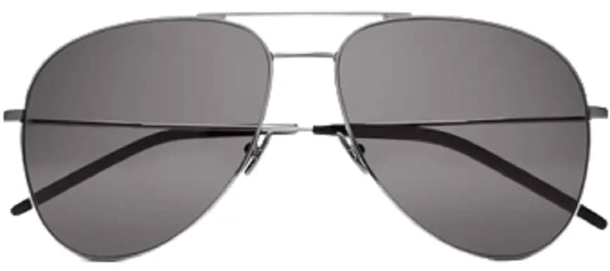 Kính YSL Classic SL 11 Oxidized Silver 419695Y99108103 Kính YSL Classic SL 11 Oxidized Silver 419695Y99108103
