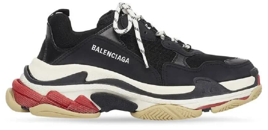 Giày Balenciaga Triple S Trainers 'Black' 533882-W09OM-1000 Giày Balenciaga Triple S Trainers 'Black' 533882-W09OM-1000