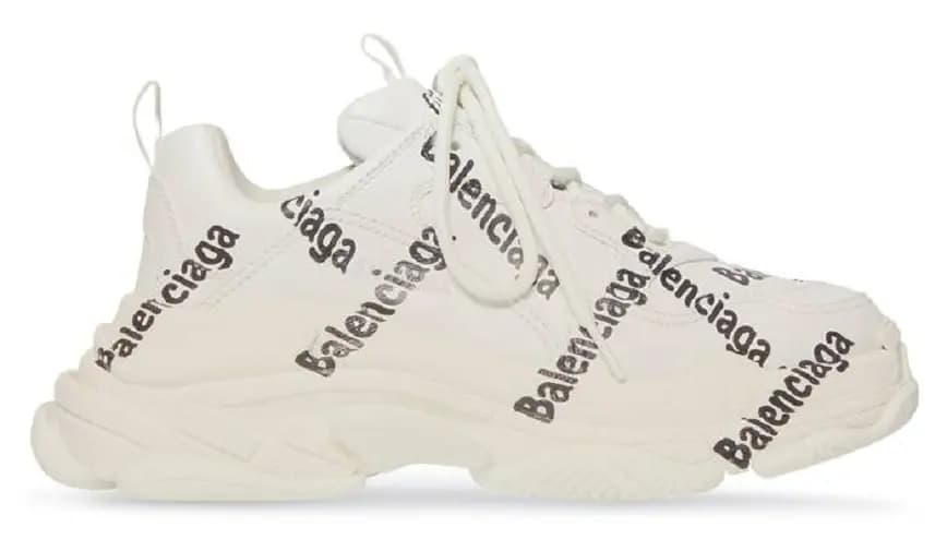 Giày Balenciaga Triple S Logotype Trainers 'White' 536737-W2FAB-9010 Giày Balenciaga Triple S Logotype Trainers 'White' 536737-W2FAB-9010