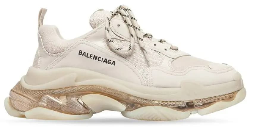 Giày Balenciaga Triple S Trainers Clear Sole 'White' 541624-W2FB1-9005 Giày Balenciaga Triple S Trainers Clear Sole 'White' 541624-W2FB1-9005