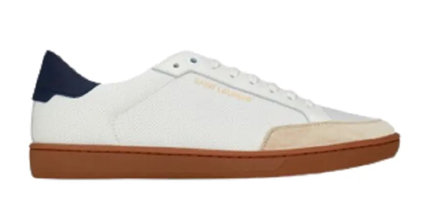 Giày Saint Lauren Court Classic White Red Blue Giày Saint Lauren Court Classic White Red Blue