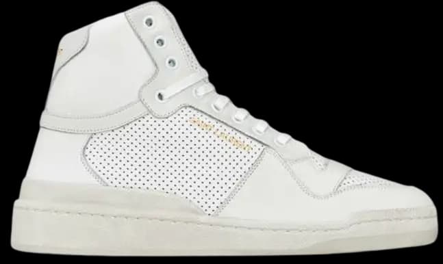 Giày Saint Laurent SL 24 Mid-top 'White' 610618-04LB0-9030 Giày Saint Laurent SL 24 Mid-top 'White' 610618-04LB0-9030