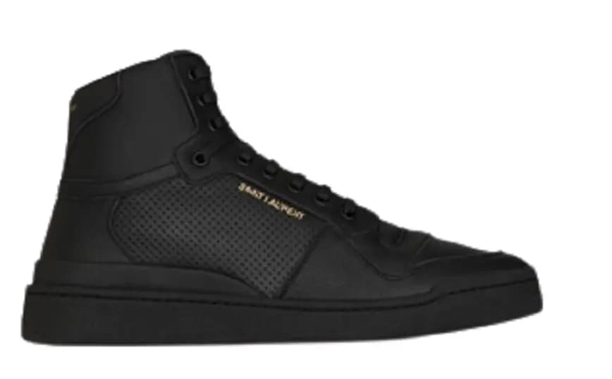 Giày Saint Laurent SL24 Mid Top Sneaker Black 610618-04LB1-1000 Giày Saint Laurent SL24 Mid Top Sneaker Black 610618-04LB1-1000