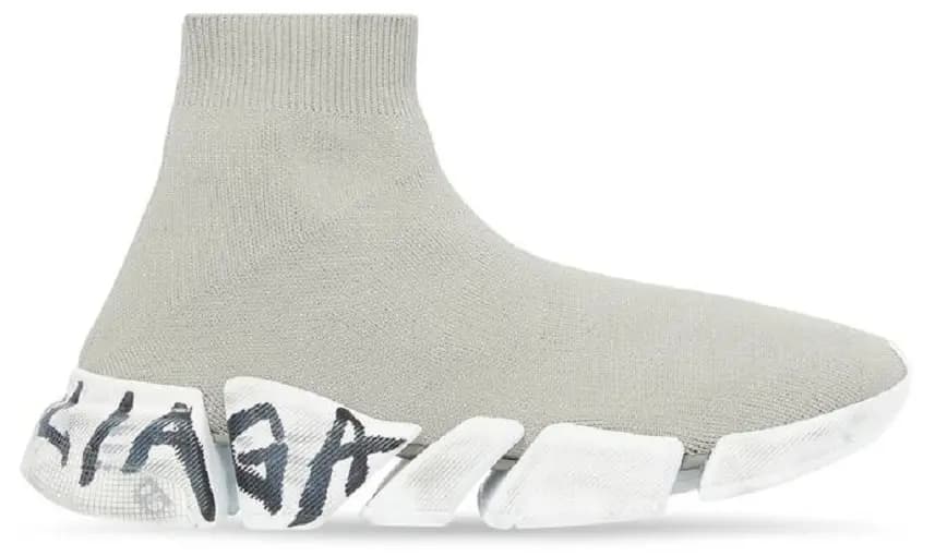Giày Balenciaga Speed 2.0 Graffiti Trainers 'Grey' 617239W2DD41991 Giày Balenciaga Speed 2.0 Graffiti Trainers 'Grey' 617239W2DD41991