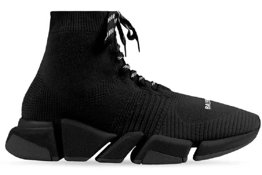 Giày Balenciaga Speed 2.0 Lace-Up Trainers 'Black' 617258-W2DB1-1013 Giày Balenciaga Speed 2.0 Lace-Up Trainers 'Black' 617258-W2DB1-1013