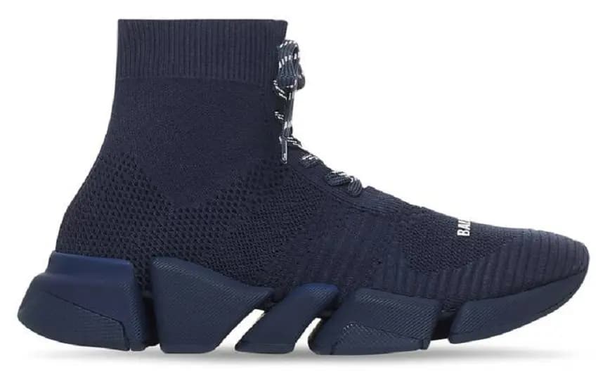 Giày Balenciaga Speed 2.0 Trainers Lace-Up 'Dark Blue' 617258W2DB14909 Giày Balenciaga Speed 2.0 Trainers Lace-Up 'Dark Blue' 617258W2DB14909