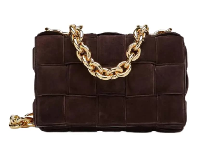 Túi Bottega Veneta Padded Intreccio Suede Cross-body Bag 631421V04N02132 Túi Bottega Veneta Padded Intreccio Suede Cross-body Bag 631421V04N02132