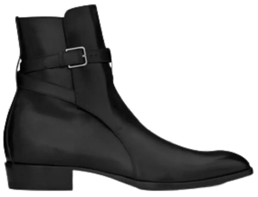 Giày Saint Laurent Wyatt Jodhpur Boots In Mooth Leather 'Black' 663414-1YL00-1000 — kich-thuoc: 40 Giày Saint Laurent Wyatt Jodhpur Boots In Mooth Leather 'Black' 663414-1YL00-1000 — kich-thuoc: 40