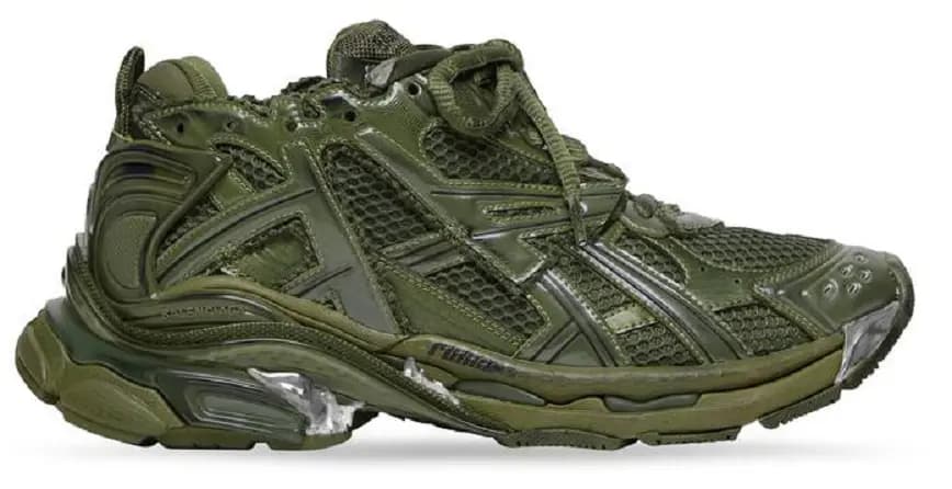Giày Balenciaga Runner Trainers 'Drak Green' 677403W3RB13031 Giày Balenciaga Runner Trainers 'Drak Green' 677403W3RB13031