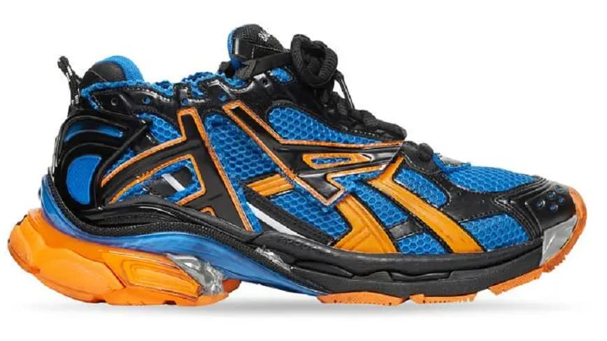 Giày Balenciaga Runner Trainers 'Blue Orange Black' 677403W3RB34719 Giày Balenciaga Runner Trainers 'Blue Orange Black' 677403W3RB34719