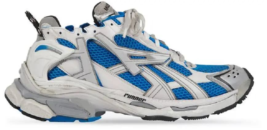 Giày Balenciaga Runner Trainers 'Blue White' 677403W3RB34912 Giày Balenciaga Runner Trainers 'Blue White' 677403W3RB34912