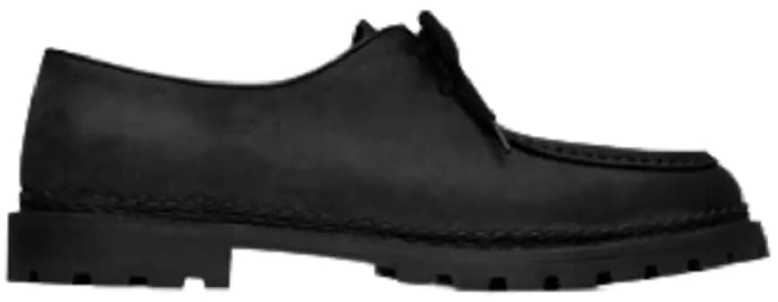 Giày Saint Laurent Malo Derbies In Smooth Leather 'Black' Giày Saint Laurent Malo Derbies In Smooth Leather 'Black'
