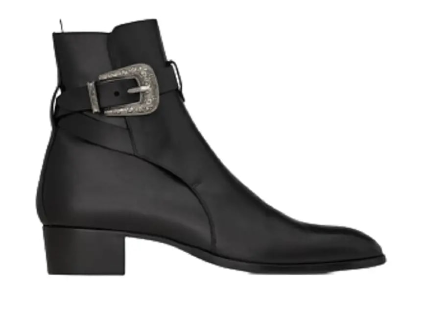 Giày Saint Laurent Wyatt Jodhpur Boots Black 68830228N001000 — kich-thuoc: lien-he-order Giày Saint Laurent Wyatt Jodhpur Boots Black 68830228N001000 — kich-thuoc: lien-he-order