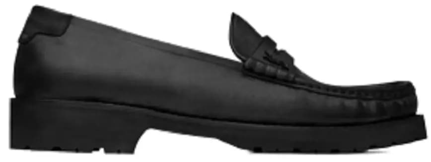 Giày Saint Laurent Le Loafer Monogram Penny Slippers 'Black' Giày Saint Laurent Le Loafer Monogram Penny Slippers 'Black'