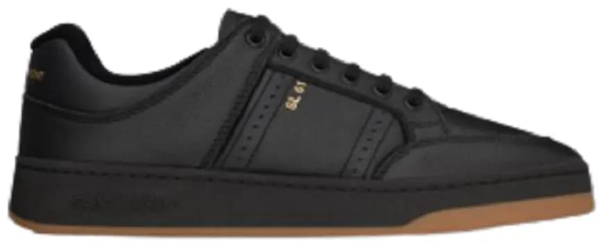 Giày Saint Laurent SL 61 Low Top In Grained Leather 'Black' Giày Saint Laurent SL 61 Low Top In Grained Leather 'Black'