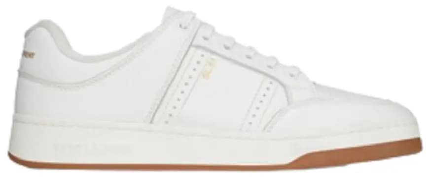 Giày Saint Laurent SL 61 Low Top In Grained Leather 'White' Giày Saint Laurent SL 61 Low Top In Grained Leather 'White'