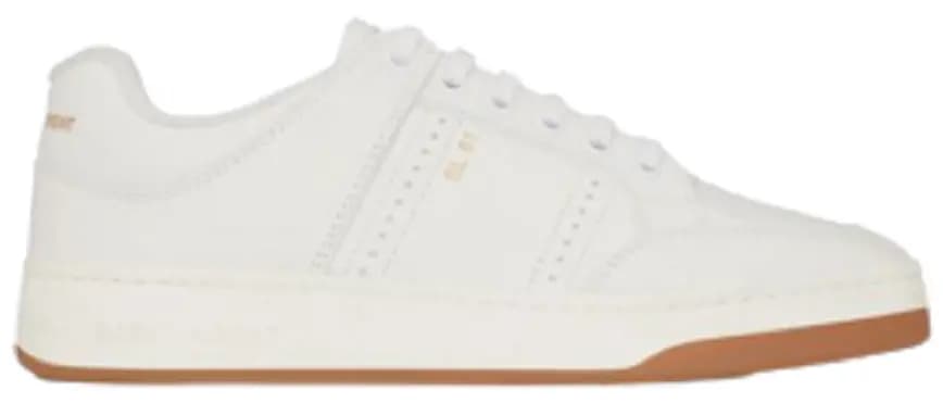 Giày Saint Laurent SL 61 Low Top In Grained Leather 'White' Giày Saint Laurent SL 61 Low Top In Grained Leather 'White'