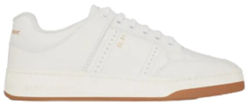Giày Saint Laurent SL 61 Low Top In Grained Leather 'White' — kich-thuoc: lien-he-order Giày Saint Laurent SL 61 Low Top In Grained Leather 'White' — kich-thuoc: lien-he-order