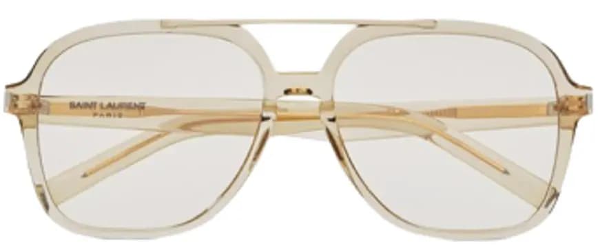 Kính YSL Sl 545 Transparent Cream And Light Gold 701422Y99039303 Kính YSL Sl 545 Transparent Cream And Light Gold 701422Y99039303