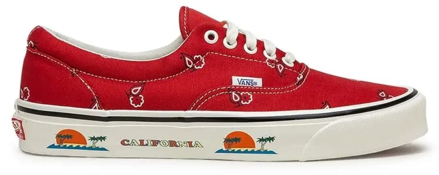 Giày Vans OG Era LX "Paisley" Unisex Zapatos Rojas VN0A4BVAXE51 Giày Vans OG Era LX "Paisley" Unisex Zapatos Rojas VN0A4BVAXE51