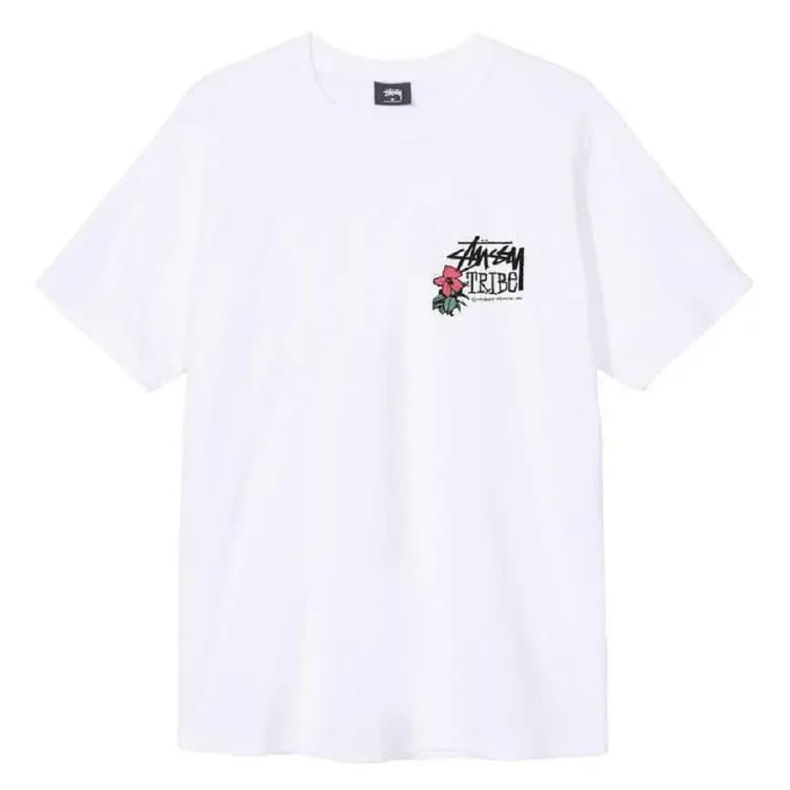 Áo Stussy Tiki Tribe Tee 'White' Áo Stussy Tiki Tribe Tee 'White'