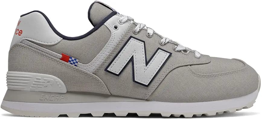 Giày New Balance 574 Linen Fog White ML574SOO Giày New Balance 574 Linen Fog White ML574SOO