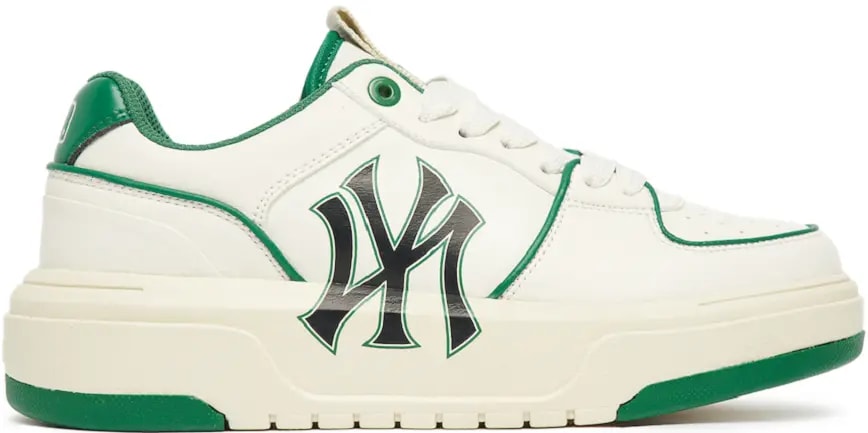 Giày MLB Chunky Liner New York Yankees White Green 3ASXCA12N-50GNS — kich-thuoc: 42 Giày MLB Chunky Liner New York Yankees White Green 3ASXCA12N-50GNS — kich-thuoc: 42