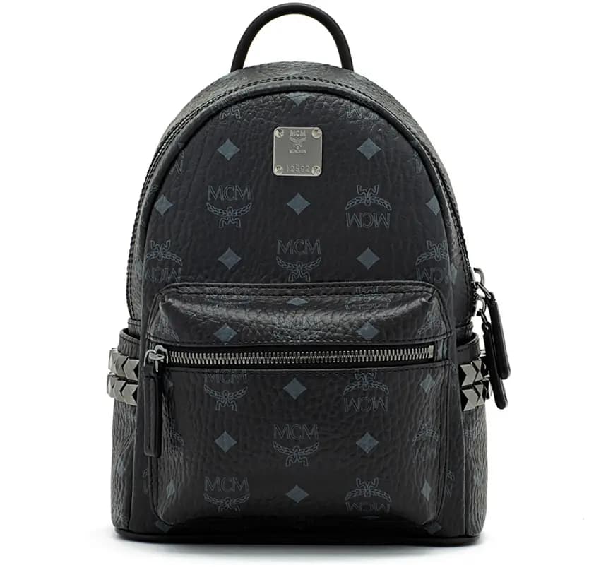 Balo MCM Stark Side Studs Backpack Visetos Black MMK6SVE41BK001 Balo MCM Stark Side Studs Backpack Visetos Black MMK6SVE41BK001