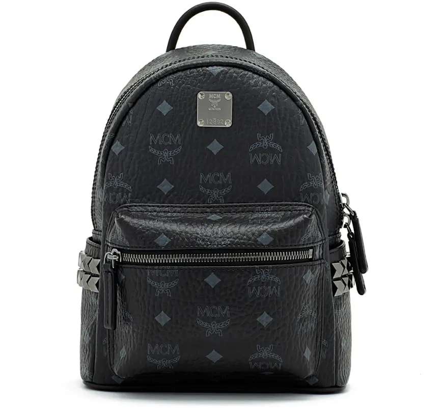 Balo MCM Stark Side Studs Backpack Visetos Black MMK6SVE41BK001 Balo MCM Stark Side Studs Backpack Visetos Black MMK6SVE41BK001