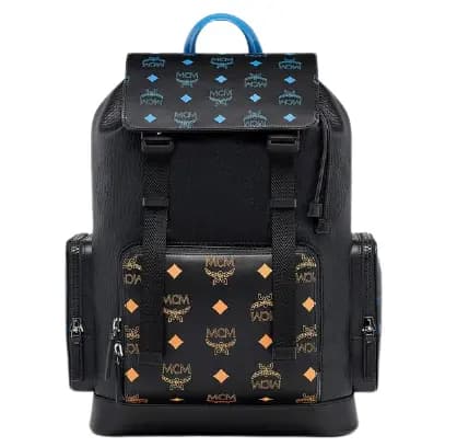 Balo MCM Brandenburg Backpack Splash Logo Black MMKBASX01BK001 Balo MCM Brandenburg Backpack Splash Logo Black MMKBASX01BK001