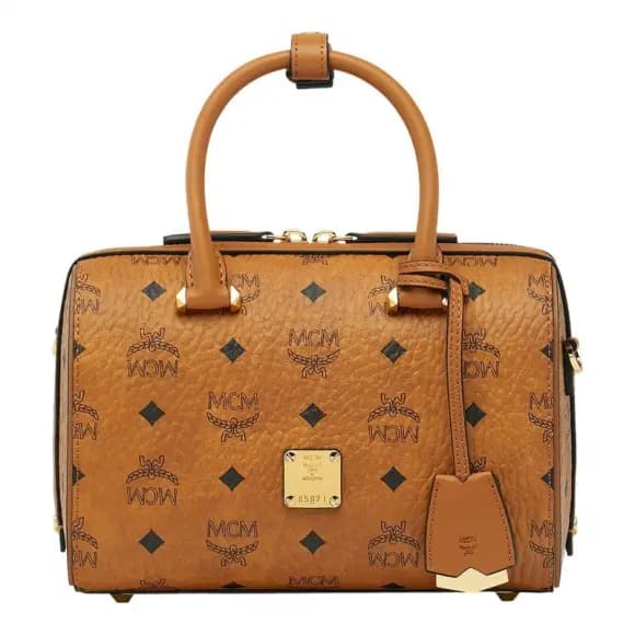 Túi MCM Essential Boston in Visetos Cognac 9 MWB9SSE67CO001 Túi MCM Essential Boston in Visetos Cognac 9 MWB9SSE67CO001
