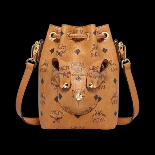 Túi MCM Zoo Rabbit Bucket Bag Visetos Cognac MWDBSXL02CO001 Túi MCM Zoo Rabbit Bucket Bag Visetos Cognac MWDBSXL02CO001
