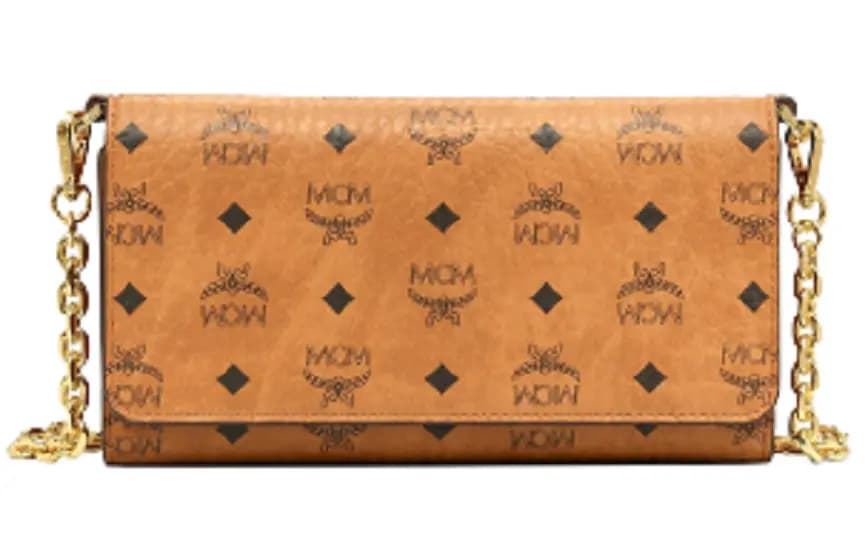 Túi MCM Crossbody Phone Wallet Visetos 'Cognac' MXEBSVI01CO001 Túi MCM Crossbody Phone Wallet Visetos 'Cognac' MXEBSVI01CO001