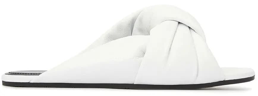 Dép Balenciaga Drapy Flat Sandal 'White' 636576-WA2M0-9002 Dép Balenciaga Drapy Flat Sandal 'White' 636576-WA2M0-9002
