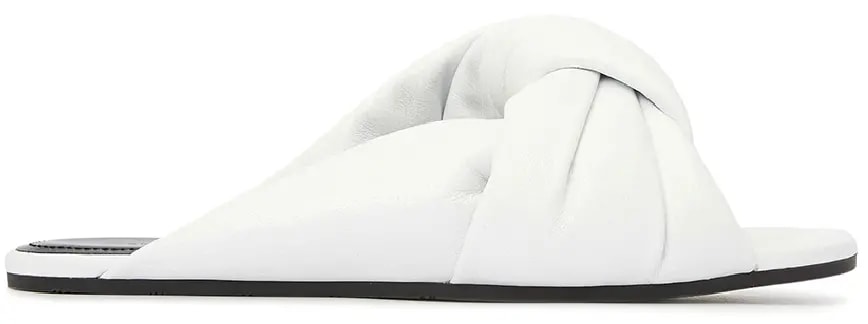 Dép Balenciaga Drapy Flat Sandal 'White' 636576-WA2M0-9002 — kich-thuoc: 37 Dép Balenciaga Drapy Flat Sandal 'White' 636576-WA2M0-9002 — kich-thuoc: 37