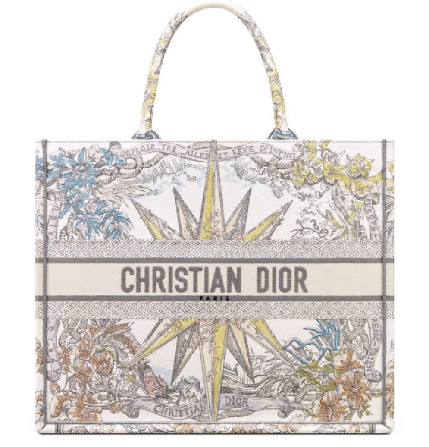 Túi Dior Book Large Tote 'White Multicolor' M1286ZMDW-M884 — kich-thuoc: 42-x-35-x-18-5-cm Túi Dior Book Large Tote 'White Multicolor' M1286ZMDW-M884 — kich-thuoc: 42-x-35-x-18-5-cm