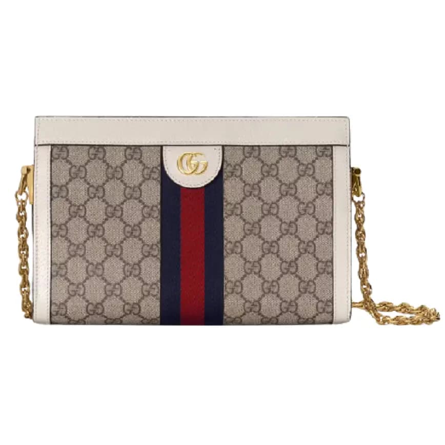 Túi Gucci Ophidia small shoulder Beige And White Leather 503877-K05NB-9794 Túi Gucci Ophidia small shoulder Beige And White Leather 503877-K05NB-9794