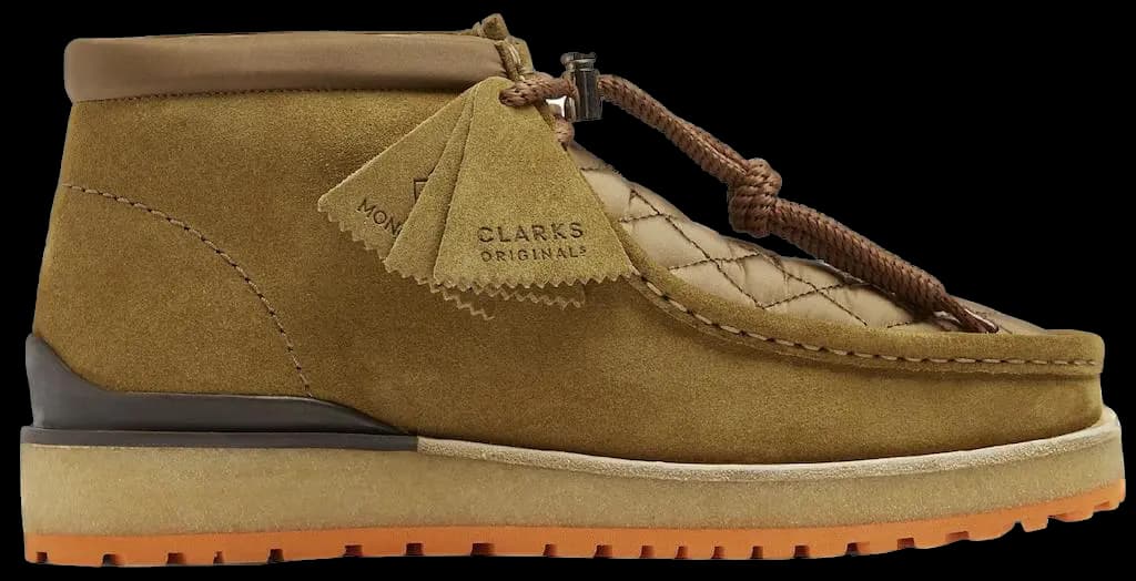 Giày Clarks x Moncler Monwallabee 'Oak Yellow' 261-71478 Giày Clarks x Moncler Monwallabee 'Oak Yellow' 261-71478