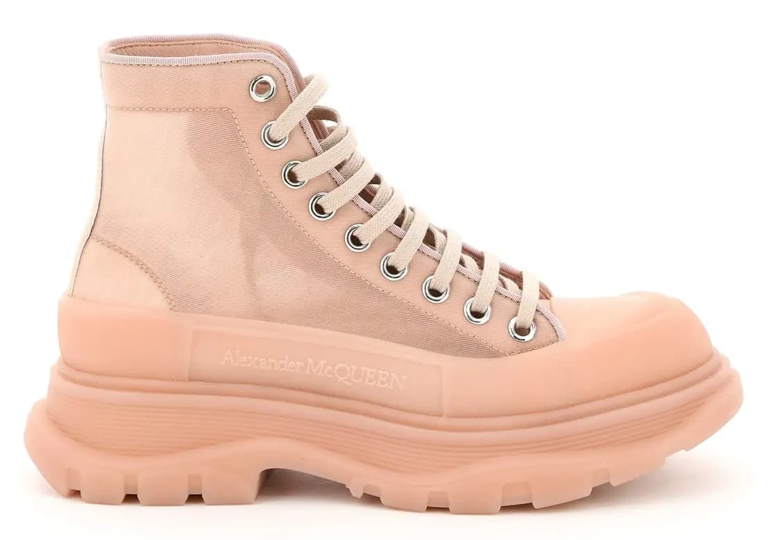 Giày Alexander McQueen Tread Sleek Tecno Mesh Boots 658082-W4Q31-6833 Giày Alexander McQueen Tread Sleek Tecno Mesh Boots 658082-W4Q31-6833