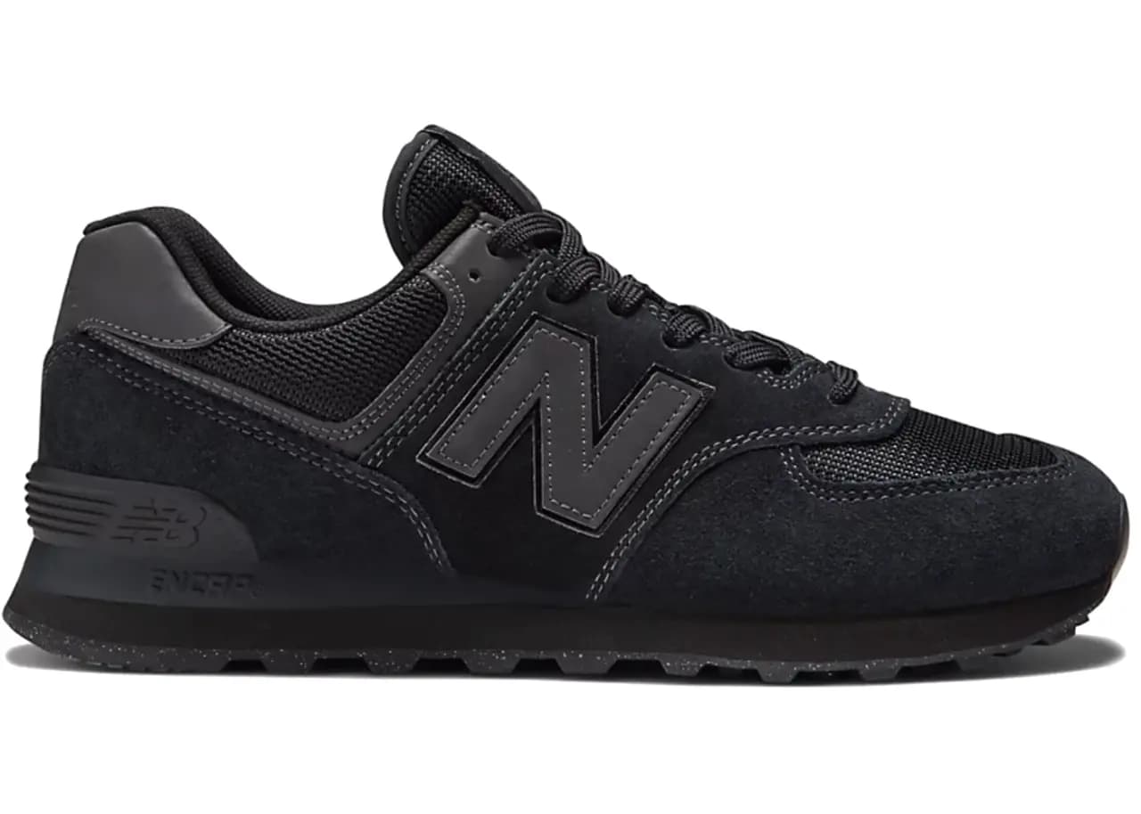 Giày New Balance 574 'Triple Black' ML574EVE Giày New Balance 574 'Triple Black' ML574EVE