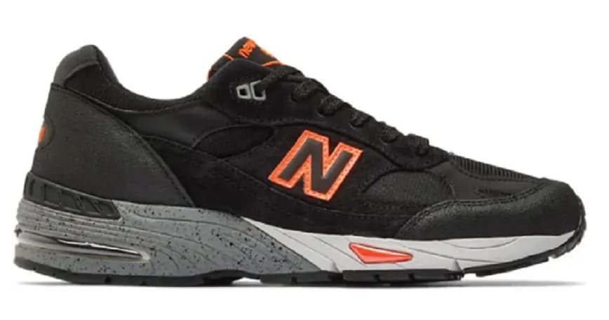 Giày New Balance 991 Made In England Neon Black Orange M991NEO Giày New Balance 991 Made In England Neon Black Orange M991NEO