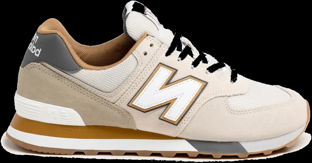 Giày New Balance 574 'Grey Yellow' ML574PO2 Giày New Balance 574 'Grey Yellow' ML574PO2