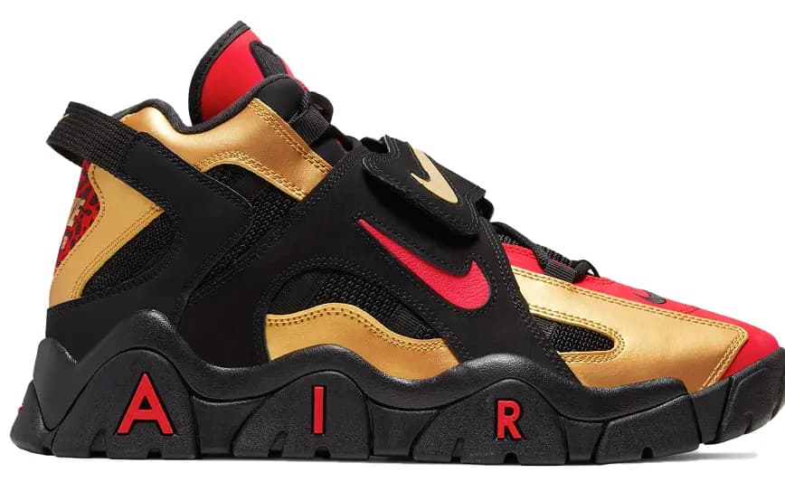 Giày Nike Air Barrage Mid Black Metallic Gold CT1573-700 Giày Nike Air Barrage Mid Black Metallic Gold CT1573-700