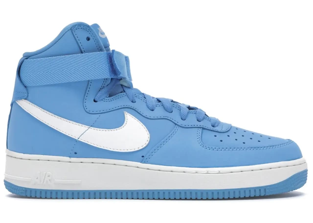 Giày Nike Air Force 1 Hi Retro QS University Blue 743546-400 Giày Nike Air Force 1 Hi Retro QS University Blue 743546-400