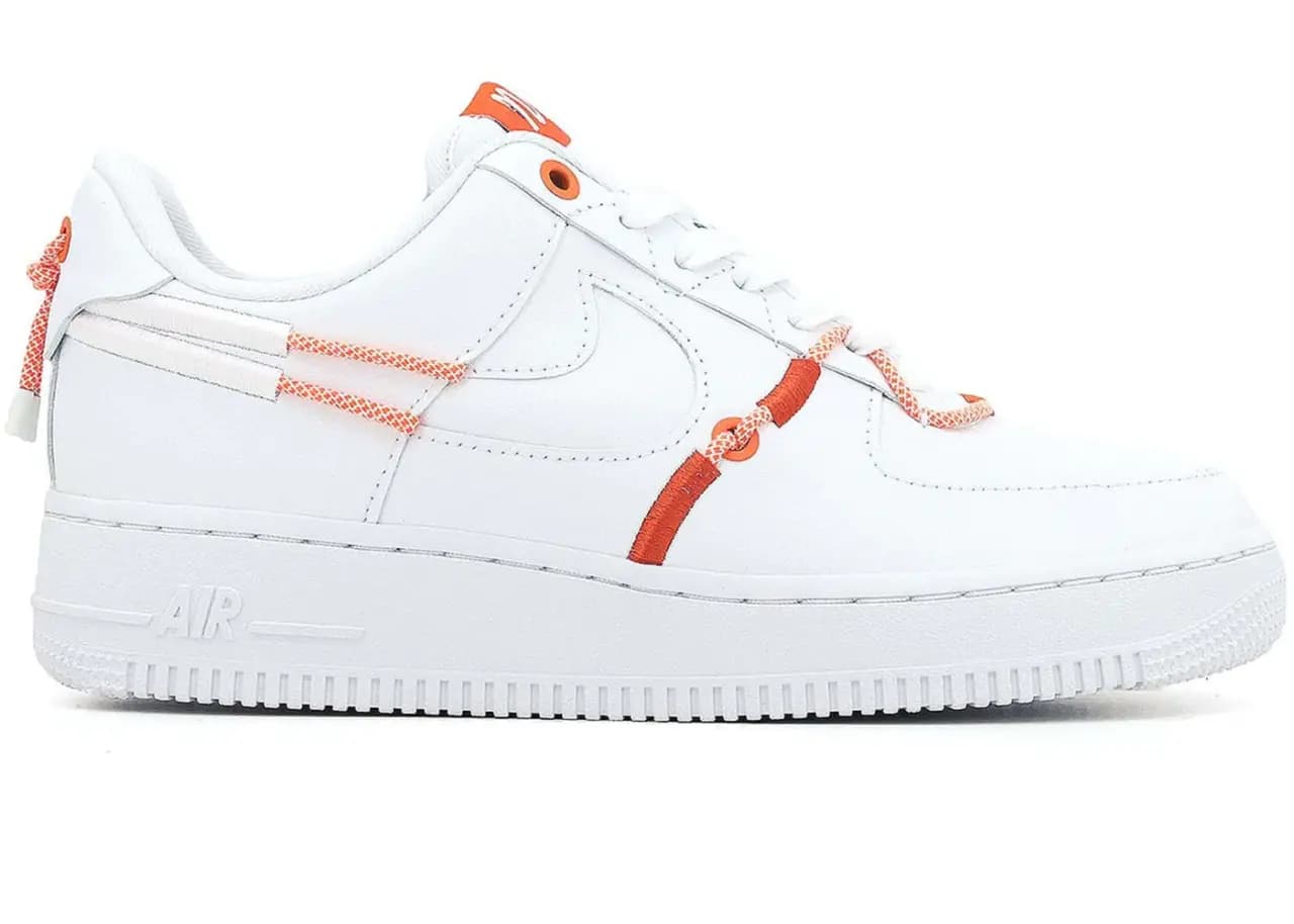 Giày Nike Air Force 1 'White and Safety Orange' DH4408-100 Giày Nike Air Force 1 'White and Safety Orange' DH4408-100