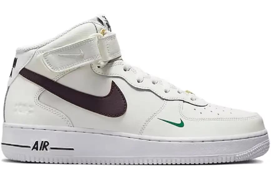 Giày Nike Air Force 1 Mid '07 LV8 'White Brown Basalt' DR9513-100 Giày Nike Air Force 1 Mid '07 LV8 'White Brown Basalt' DR9513-100
