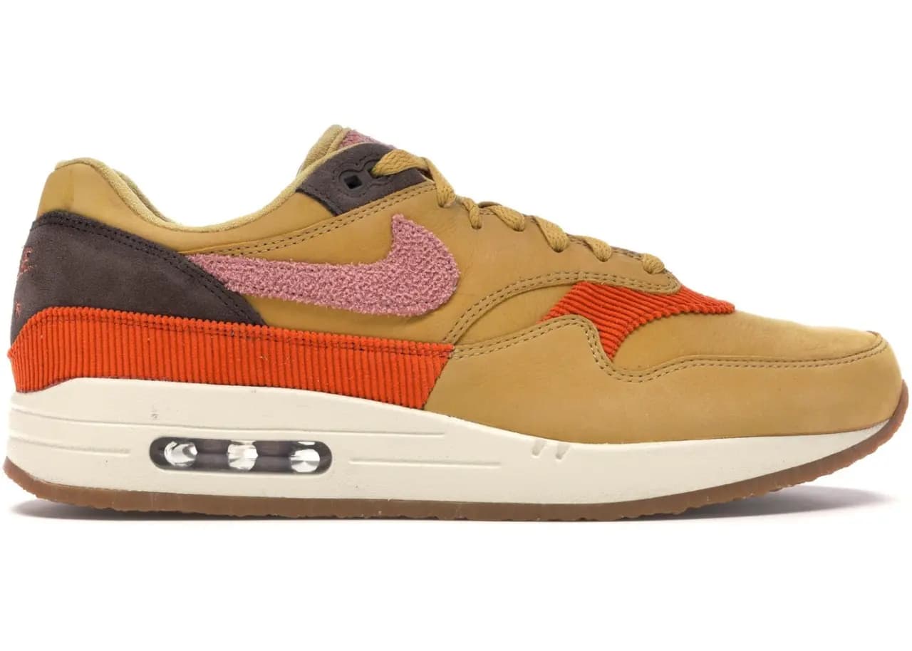 Giày Nike Air Max 1 Crepe 'Wheat Gold Rust Pink' CD7861-700 Giày Nike Air Max 1 Crepe 'Wheat Gold Rust Pink' CD7861-700