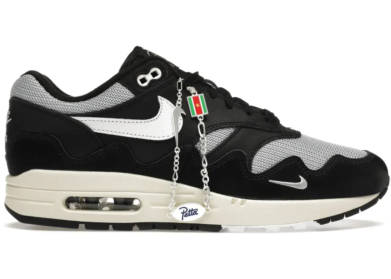 Giày Nike Air Max 1 'Patta Black' DQ0299-001 Giày Nike Air Max 1 'Patta Black' DQ0299-001