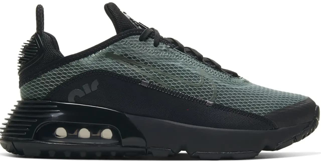 Giày Nike Air Max 2090 GS 'Black Wolf Grey' CJ4066-001 Giày Nike Air Max 2090 GS 'Black Wolf Grey' CJ4066-001