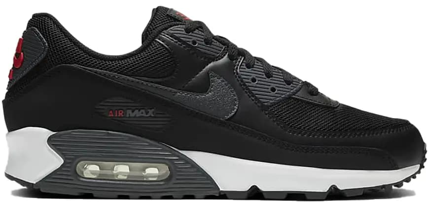Giày Nike Air Max 90 'Black University Red' DH4095-001 Giày Nike Air Max 90 'Black University Red' DH4095-001